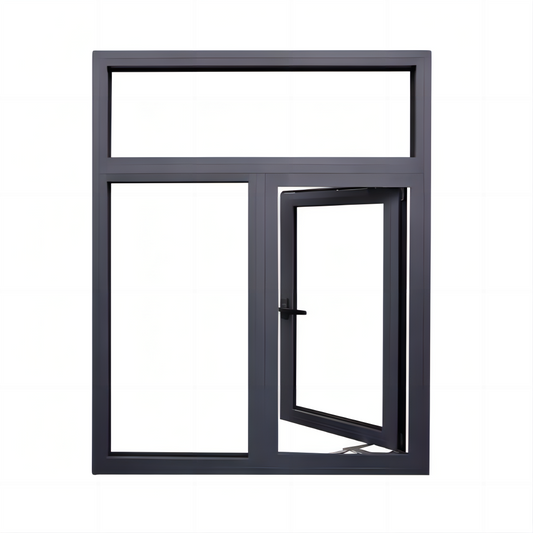 Custom 1.8mm Thermal Break Aluminum Profile Double-glazed Tempered Glass Modern Custom-made Outward Series Casement Window