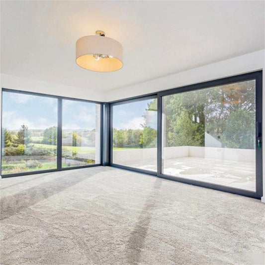 Custom Sliding Doors for Patio Narrow Frame Glass Door Balcony Home Double Tempered Glass Exterior Door Custom Size and Color