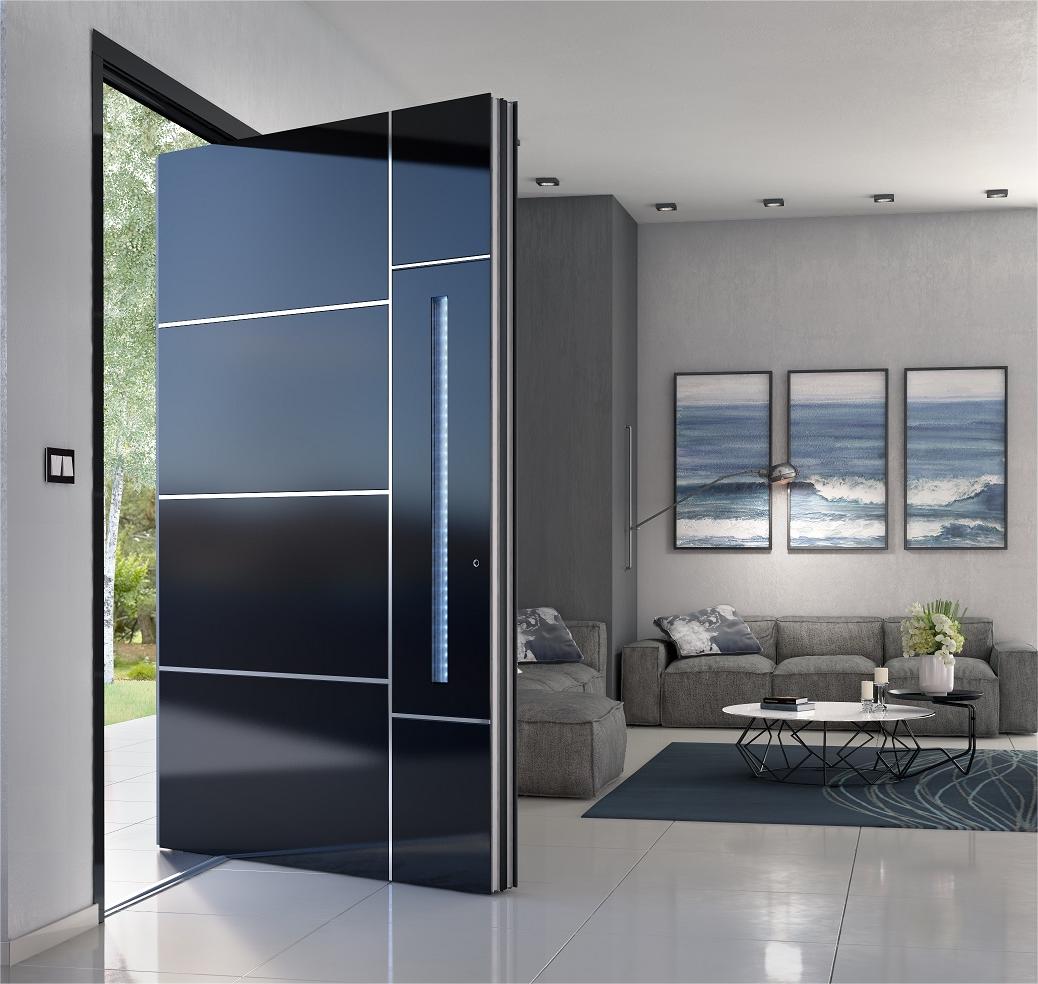 Custom Building Material Family door entry door Turn a shaft door anti -theft door