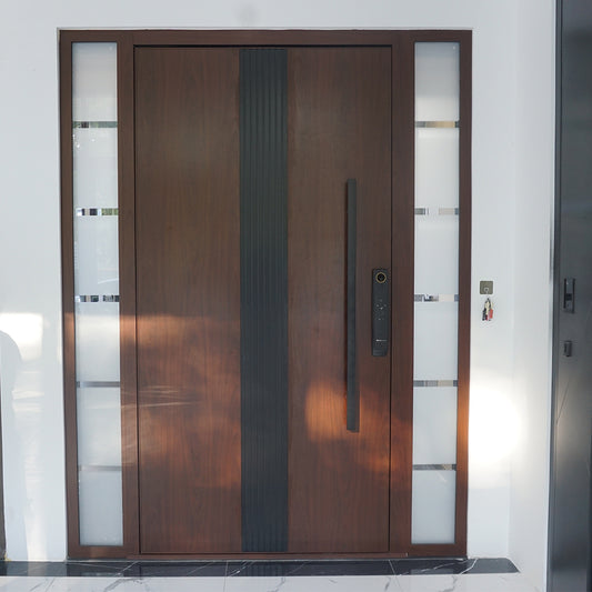 Custom Entrance Fornt Door Home Decor Aluminum Entrance Door Aluminum Alloy