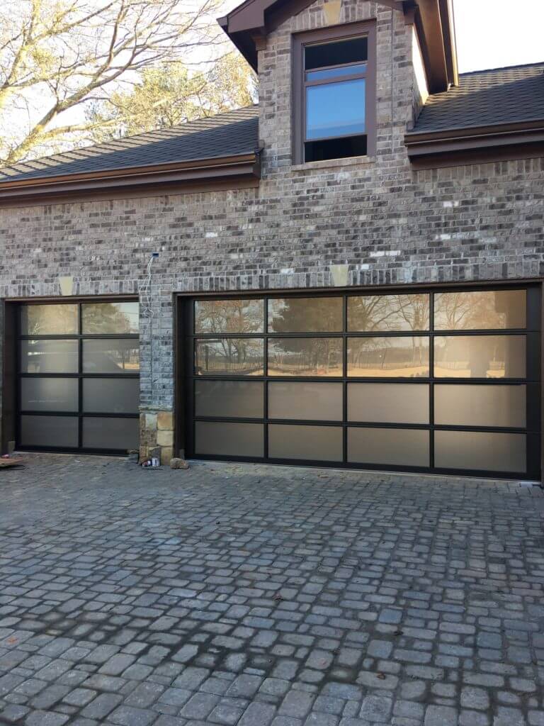 Custom Garage Door Pivot Casement Entrance Folding Glass Aluminum Profile Doors Finished Customize Household Home Decor