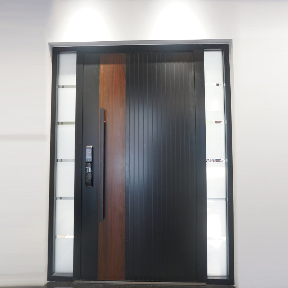 Custom Entrance Fornt Door Home Decor Aluminum Entrance Door Aluminum Alloy