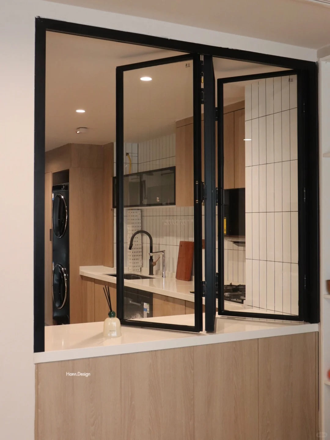 Custom Windows for Houses Bi-Fold Aluminium Window Horizontal Tempered Glass Double Glazed Folding Windows for Balcony