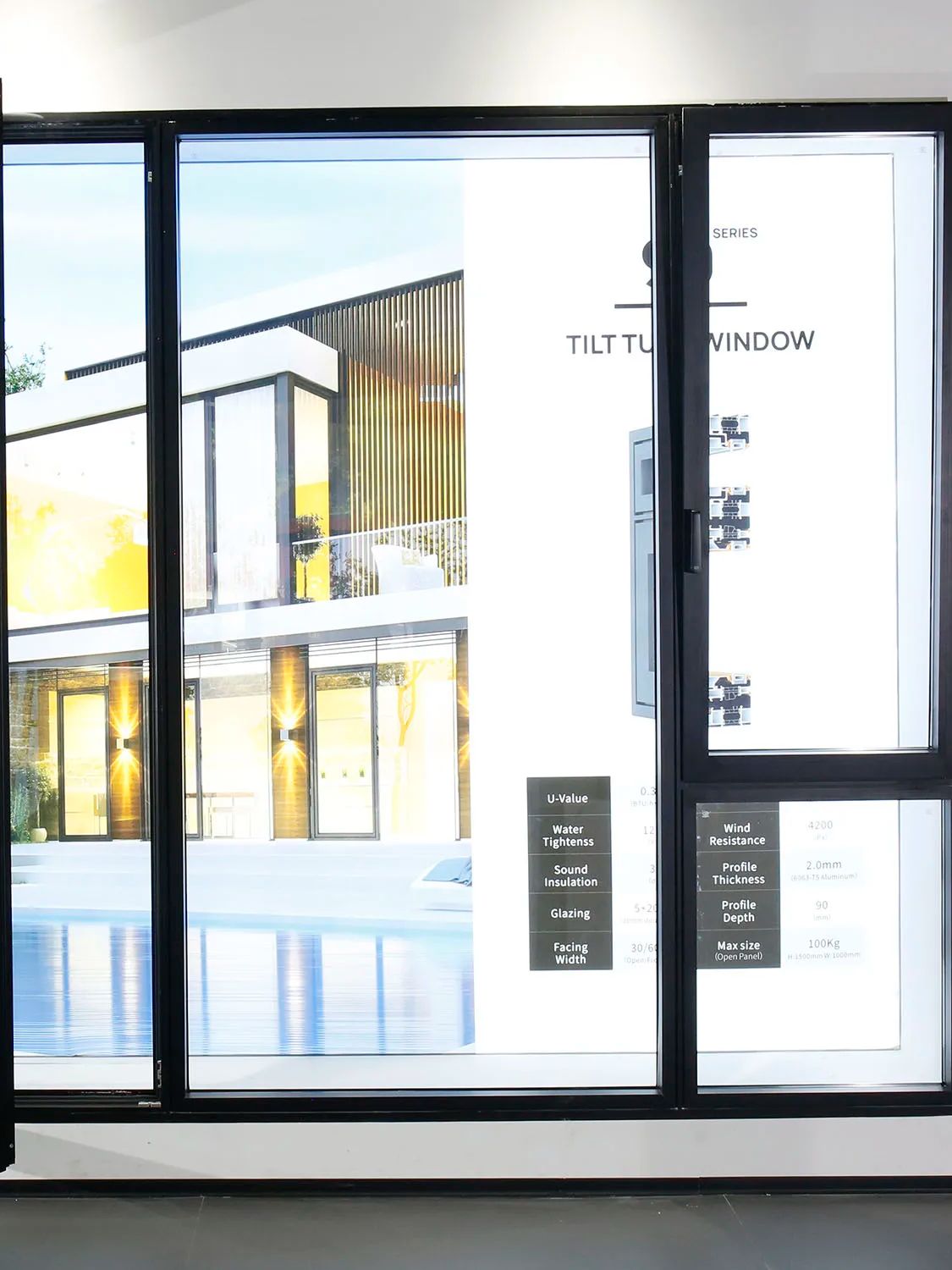 Custom Sliding Window Deposit Aluminum Profile Construction Building Material Custom-Made House Living Room Glass Windows