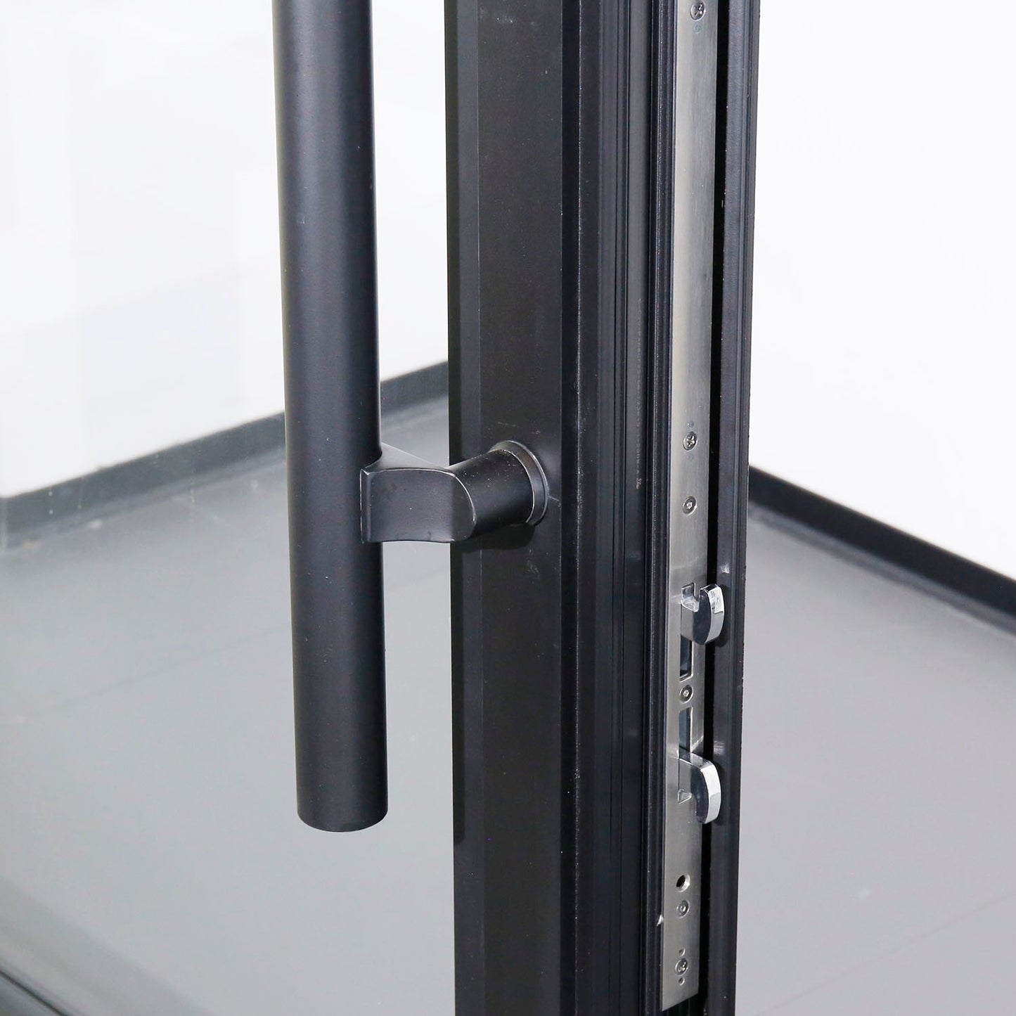 Custom Front Exterior Interior Accordion Doors Folding Aluminum Sliding Double Glass Garden Door Home Decor Panel