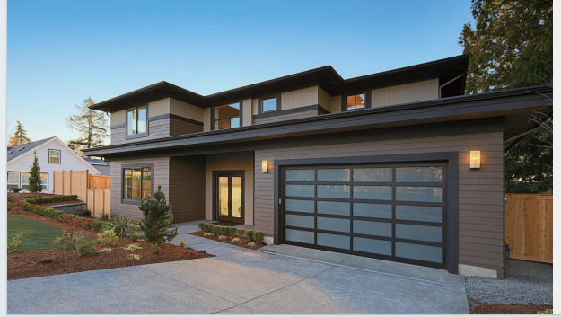 Custom Garage Door Pivot Casement Entrance Folding Glass Aluminum Profile Doors Finished Customize Household Home Decor