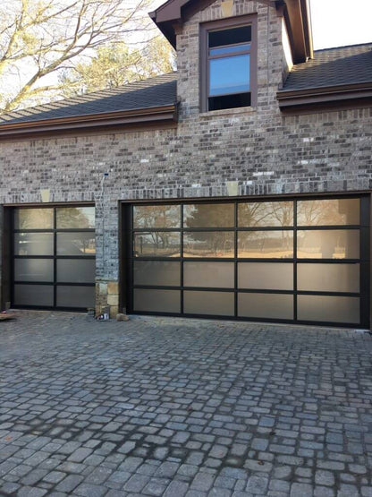 Custom Garage Door Pivot Casement Entrance Folding Glass Aluminum Profile Doors Finished Customize Household Home Decor