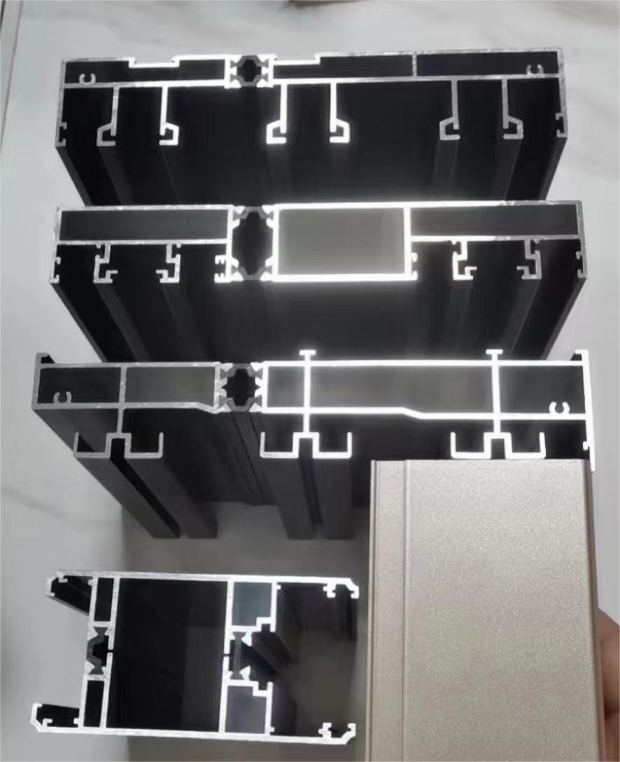 Custom New Design Aluminum Door Exterior Interior Double Glazed Water Proof Tempered Glass Sliding Door Patio Balcony Doors