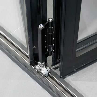 Custom Accordion Bifold Doors for Home Decoration Exterior Thermal Break Aluminum Folding Door Patio Price Per Square Meter A