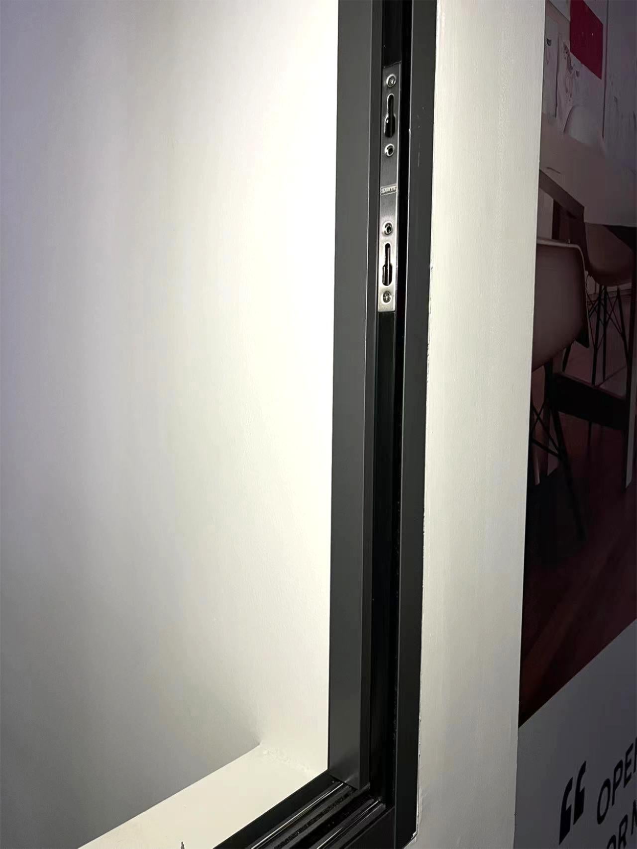 Custom 1.5mm Non-Thermal-Break Normal Aluminum Profile 3 Tracks Double-glazed Glass Modern Style Custom-made Sliding Window