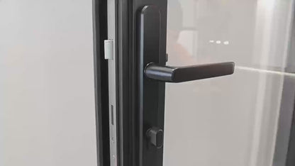 Custom Panel Exterior Interior Accordion Doors Folding Aluminum Sliding Double Glass Garden Door Home Decor Household